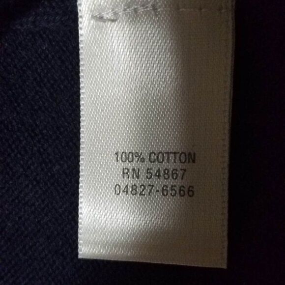 Christopher & Banks Nautical Cotton Pullover Top Size Medium - Picture 5 of 8